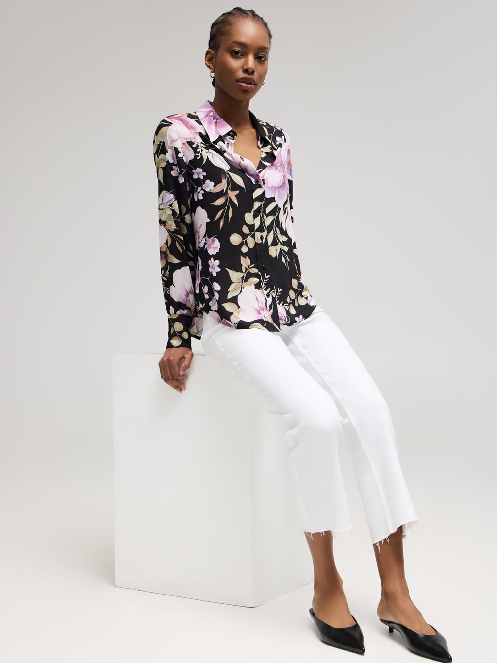 Floral Chiffon Blouse