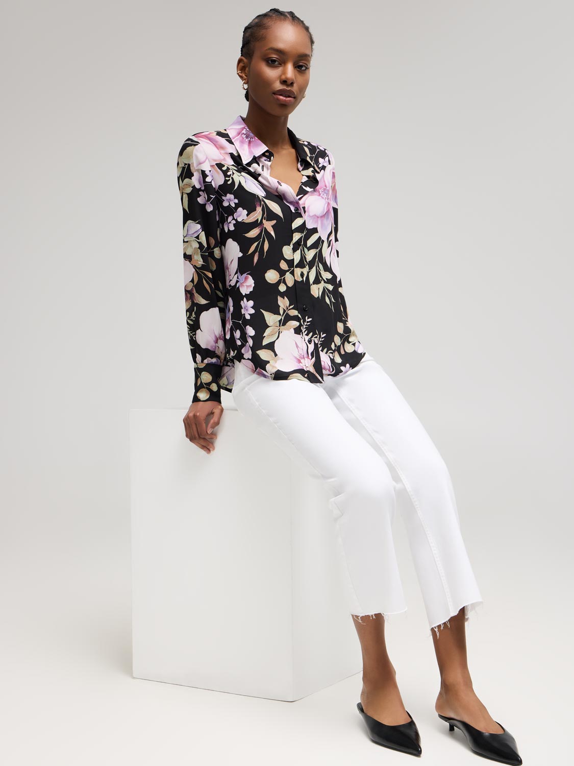 Floral Chiffon Blouse