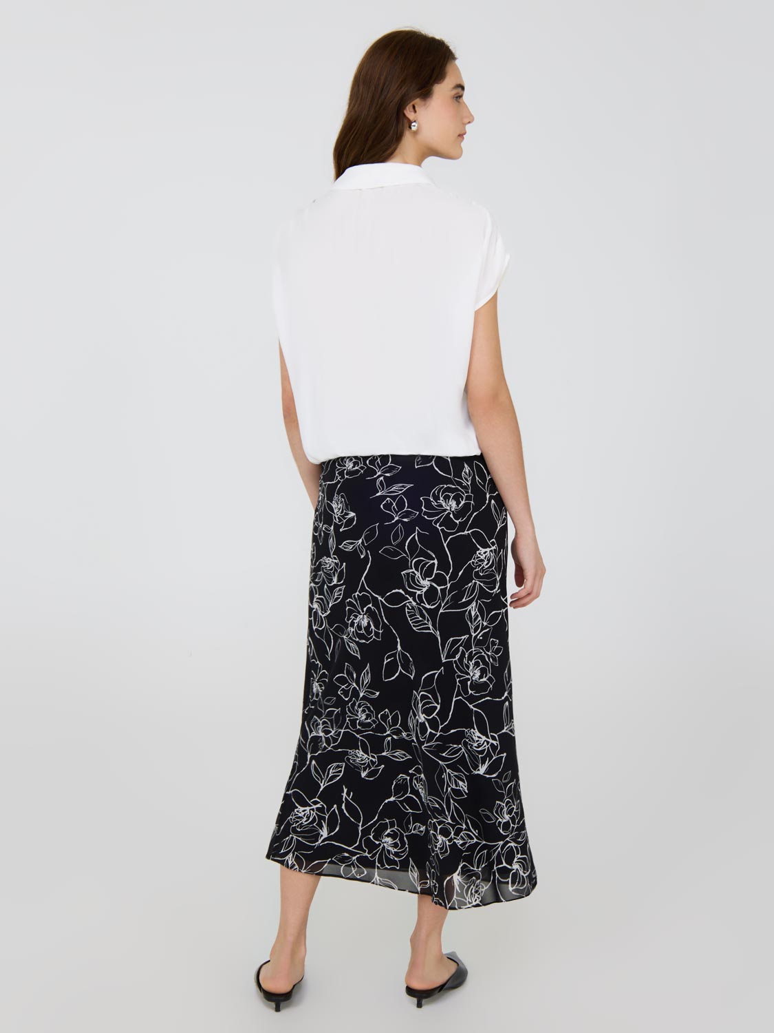Cap Sleeve Elastic Hem Blouse