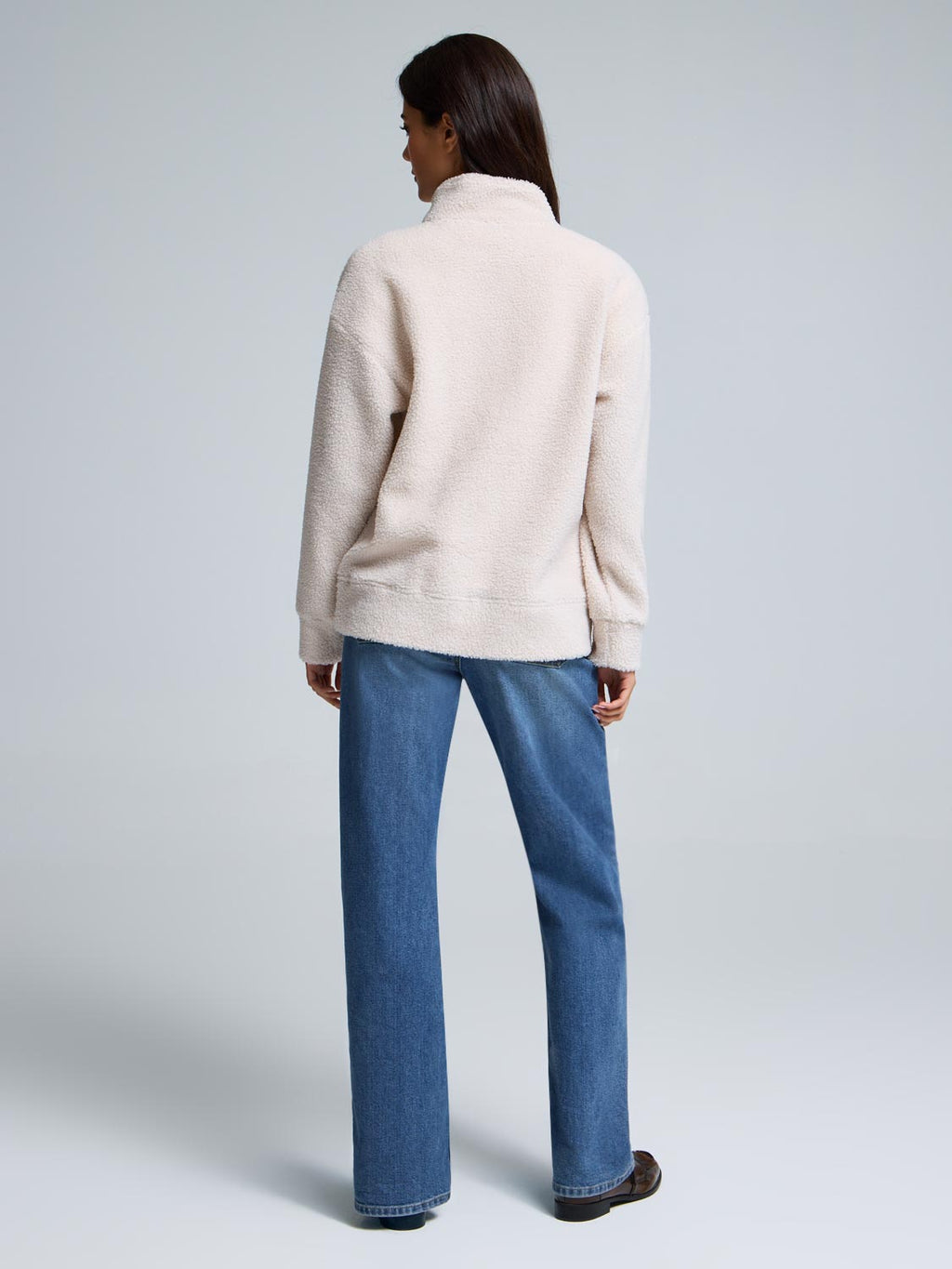 Quarter-Zip Sherpa Top