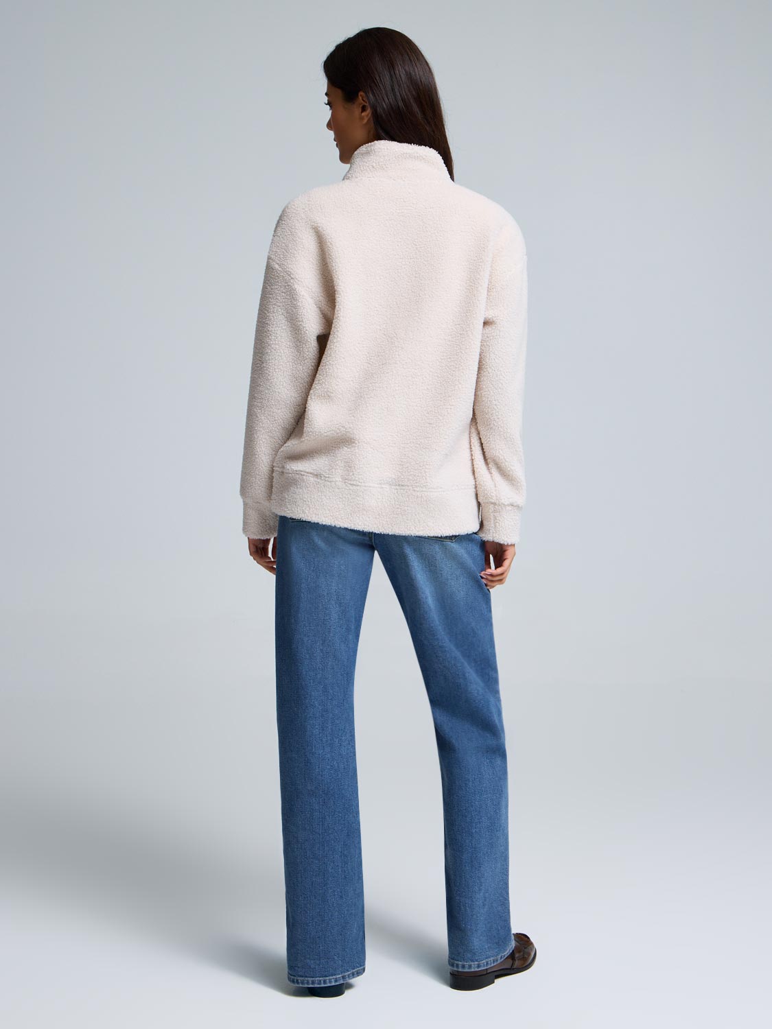 Quarter-Zip Sherpa Top