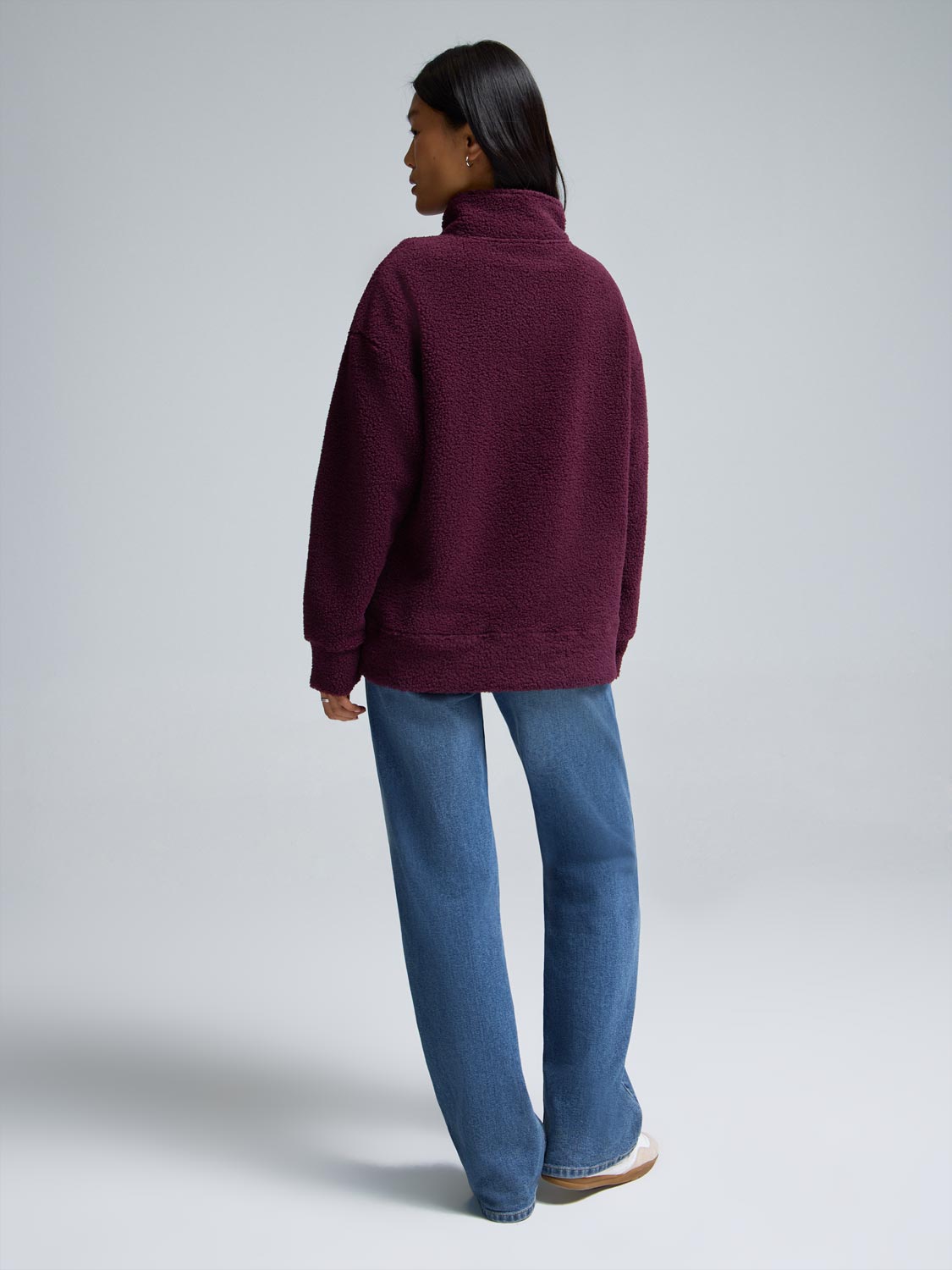 Quarter-Zip Sherpa Top