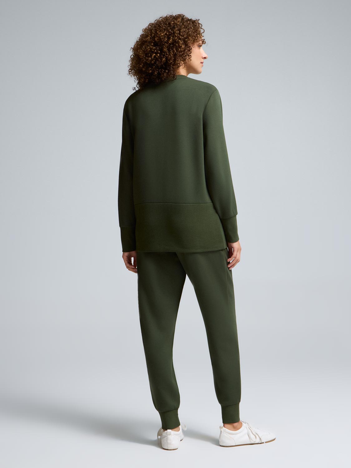 Side Zipper Cloud Fleece Sweatshirt