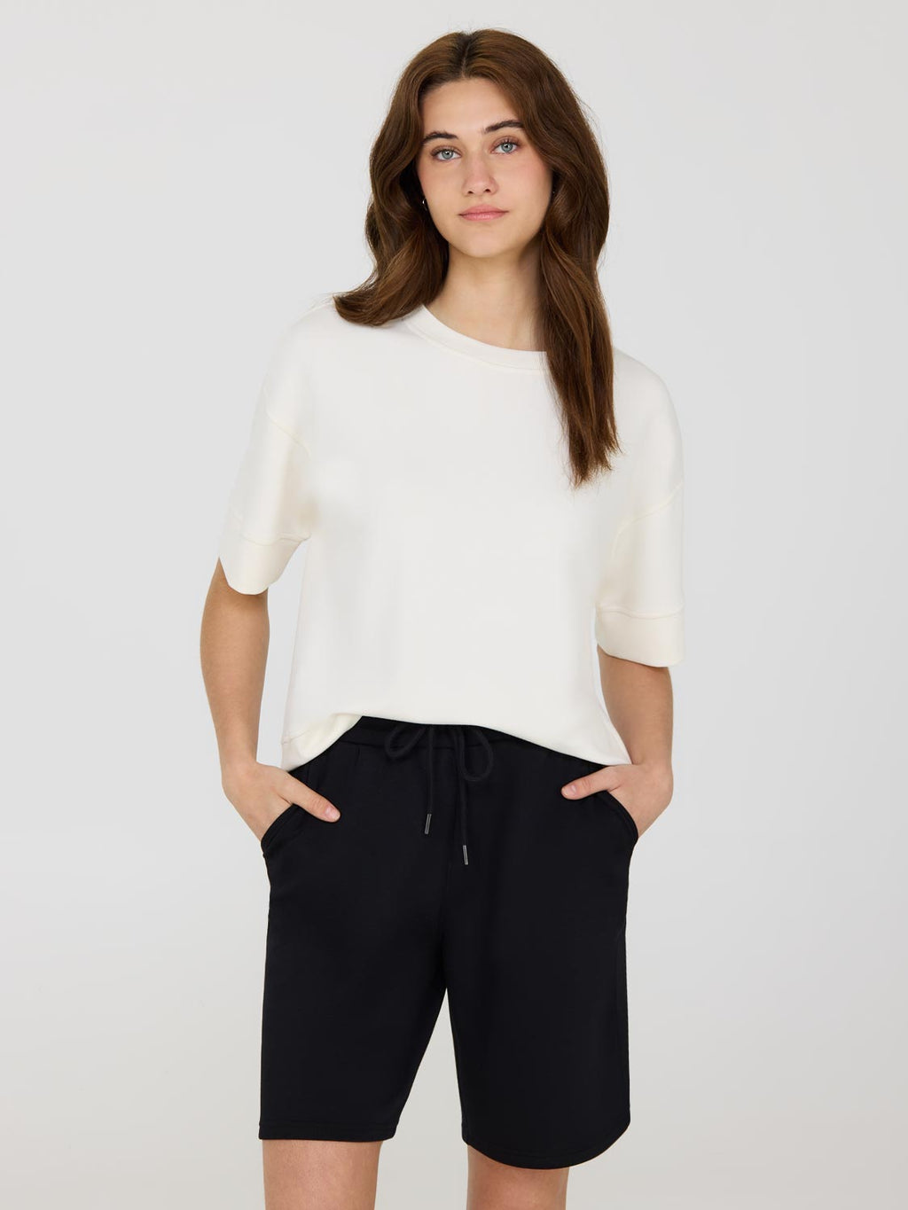 Cloud Fleece Short Drop Shoulder Sweatshirt
