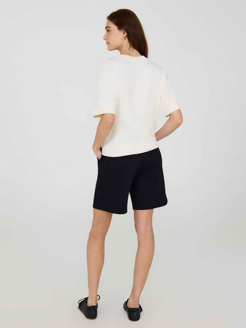 Cloud Fleece Short Drop Shoulder Sweatshirt