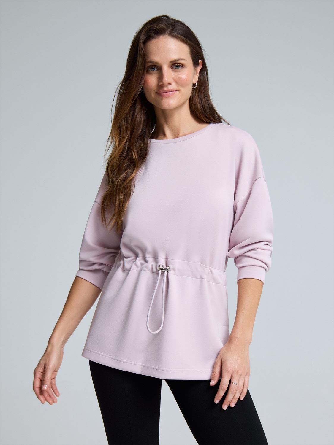 Cloud Fleece Drawstring Tunic Sweatshirt