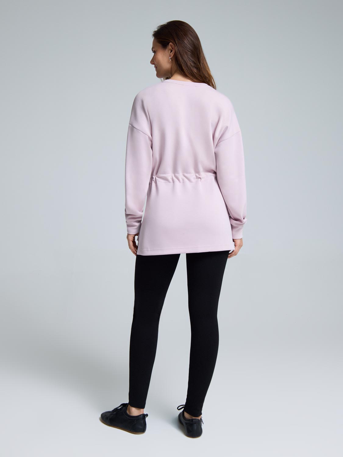 Cloud Fleece Drawstring Tunic Sweatshirt