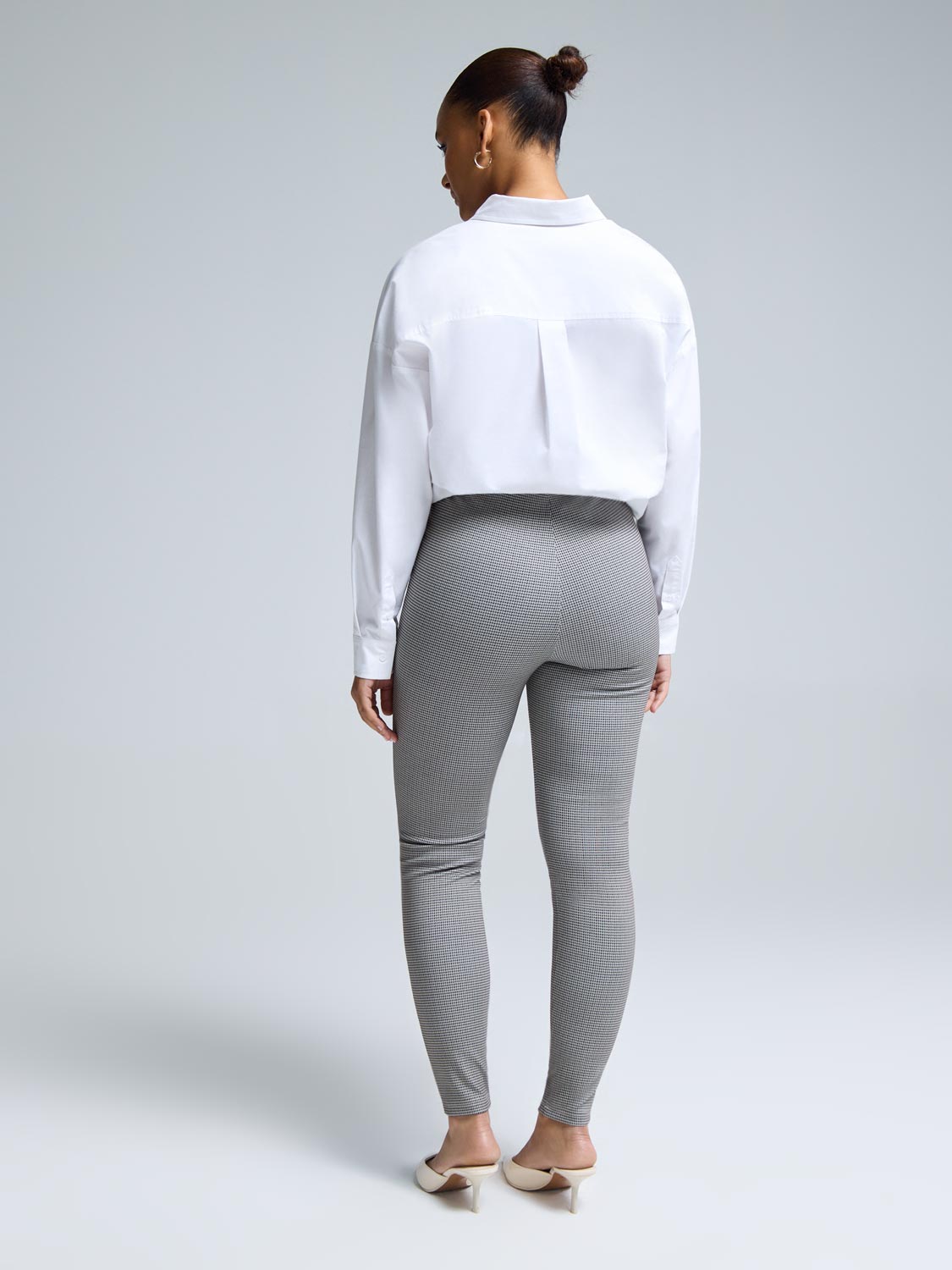 Houndstooth Skinny Pants