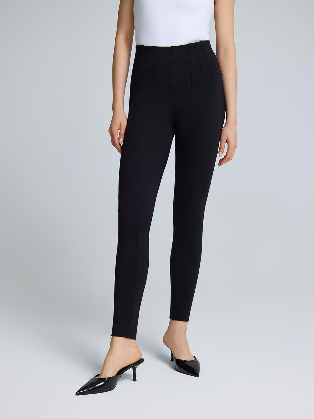 Corset Waist Skinny Pants