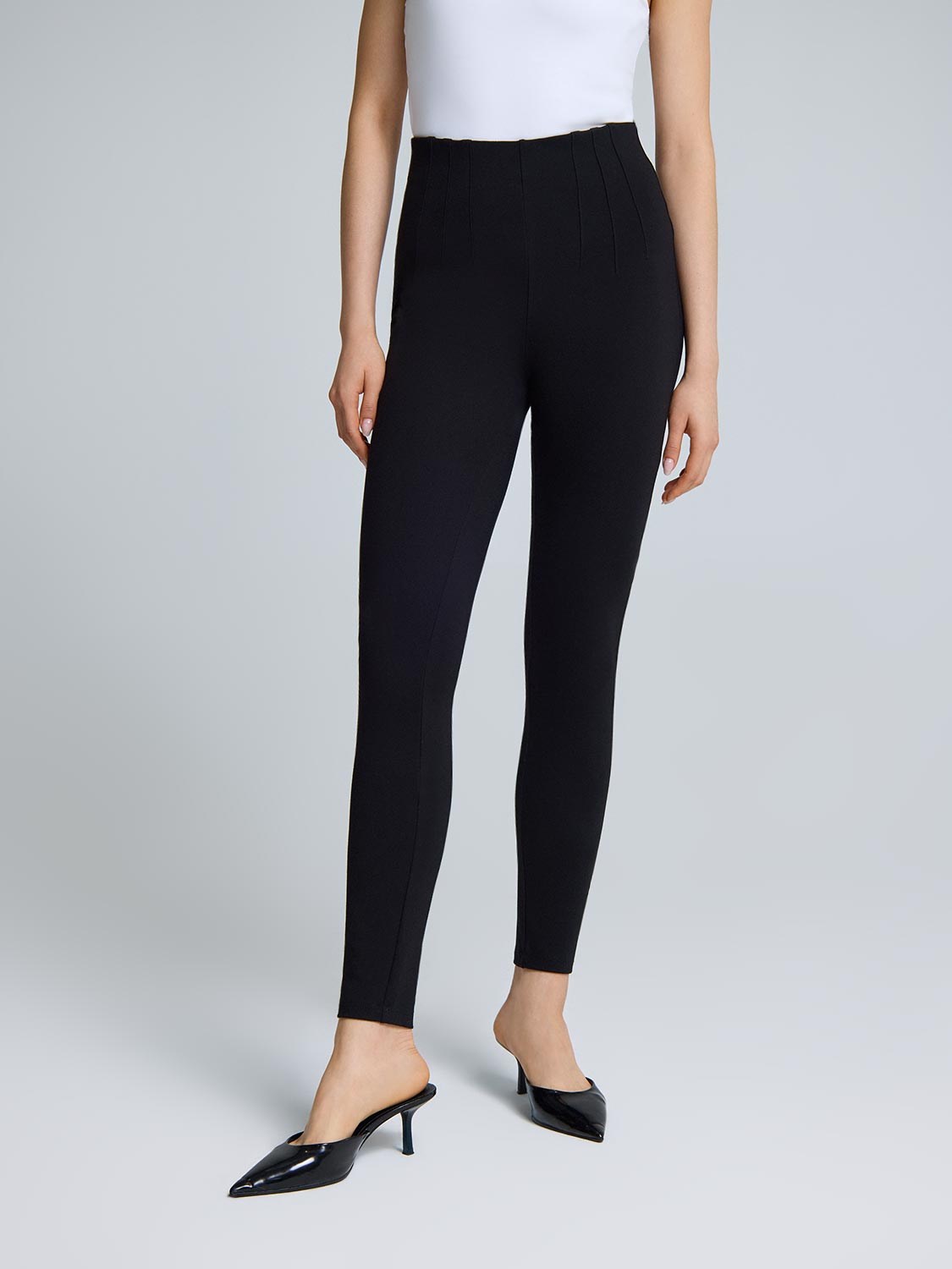 Corset Waist Skinny Pants