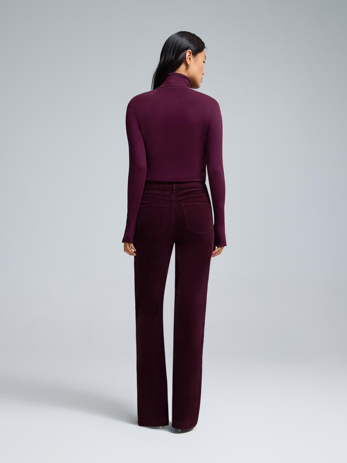 Flare Leg Corduroy Pants