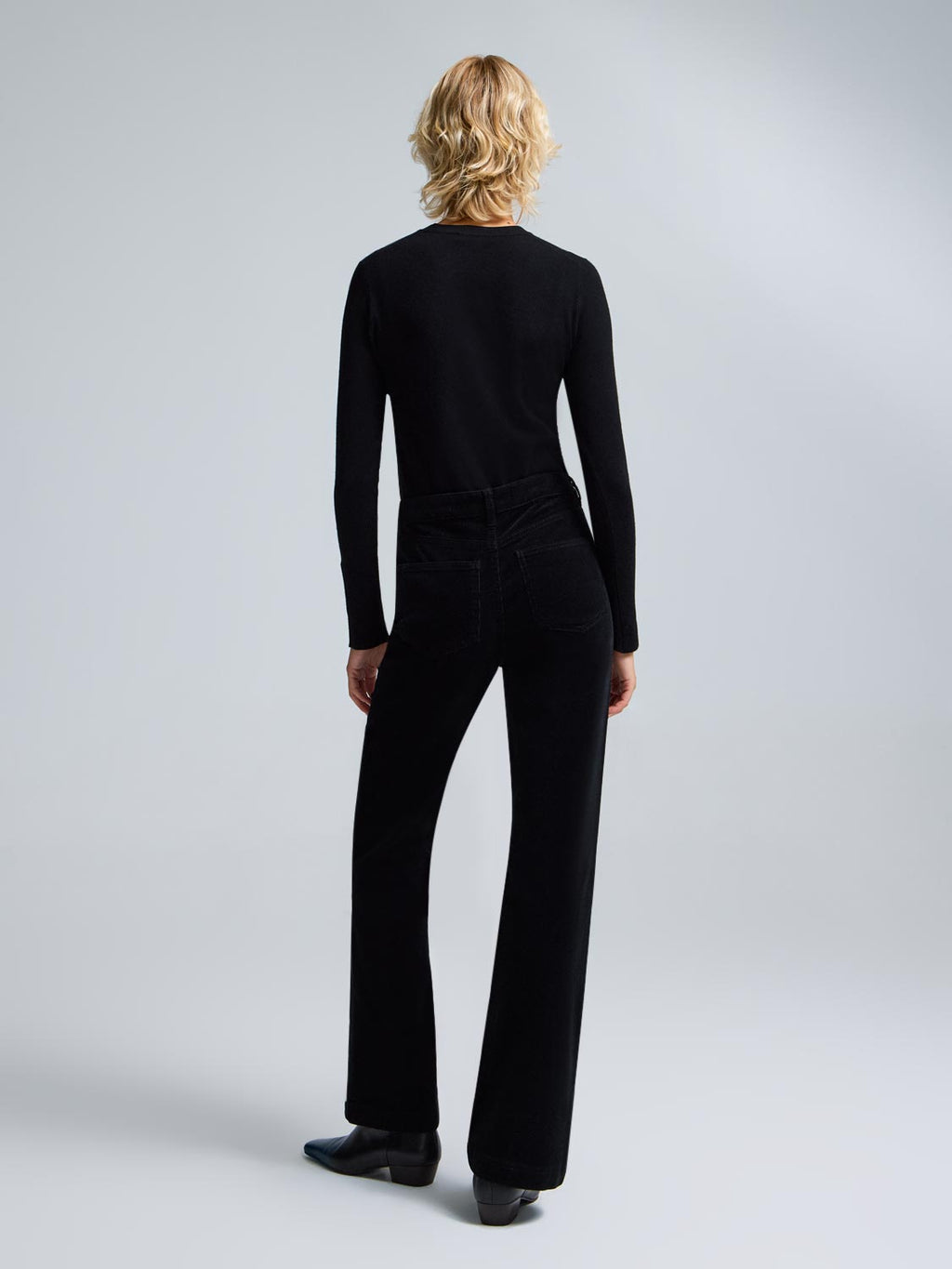 Flare Leg Corduroy Pants