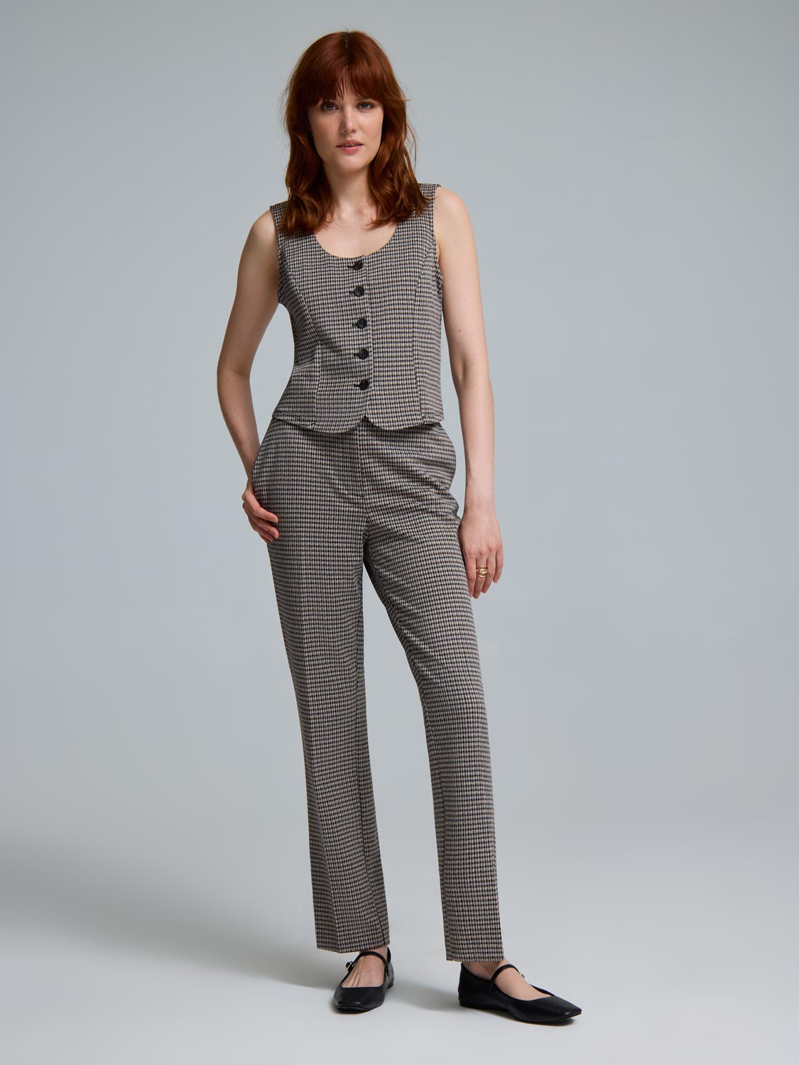 Jacquard Ankle Pants