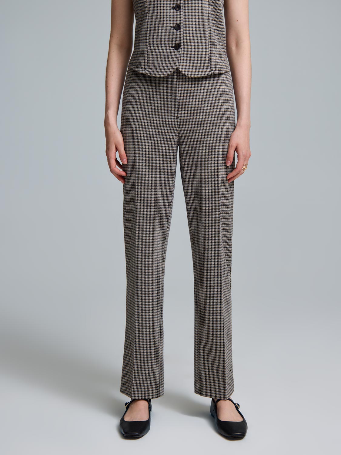 Jacquard Ankle Pants