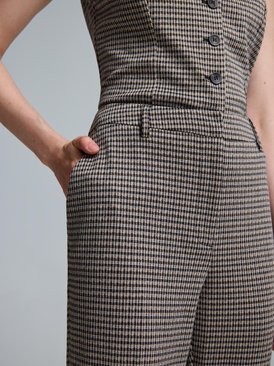 Jacquard Ankle Pants