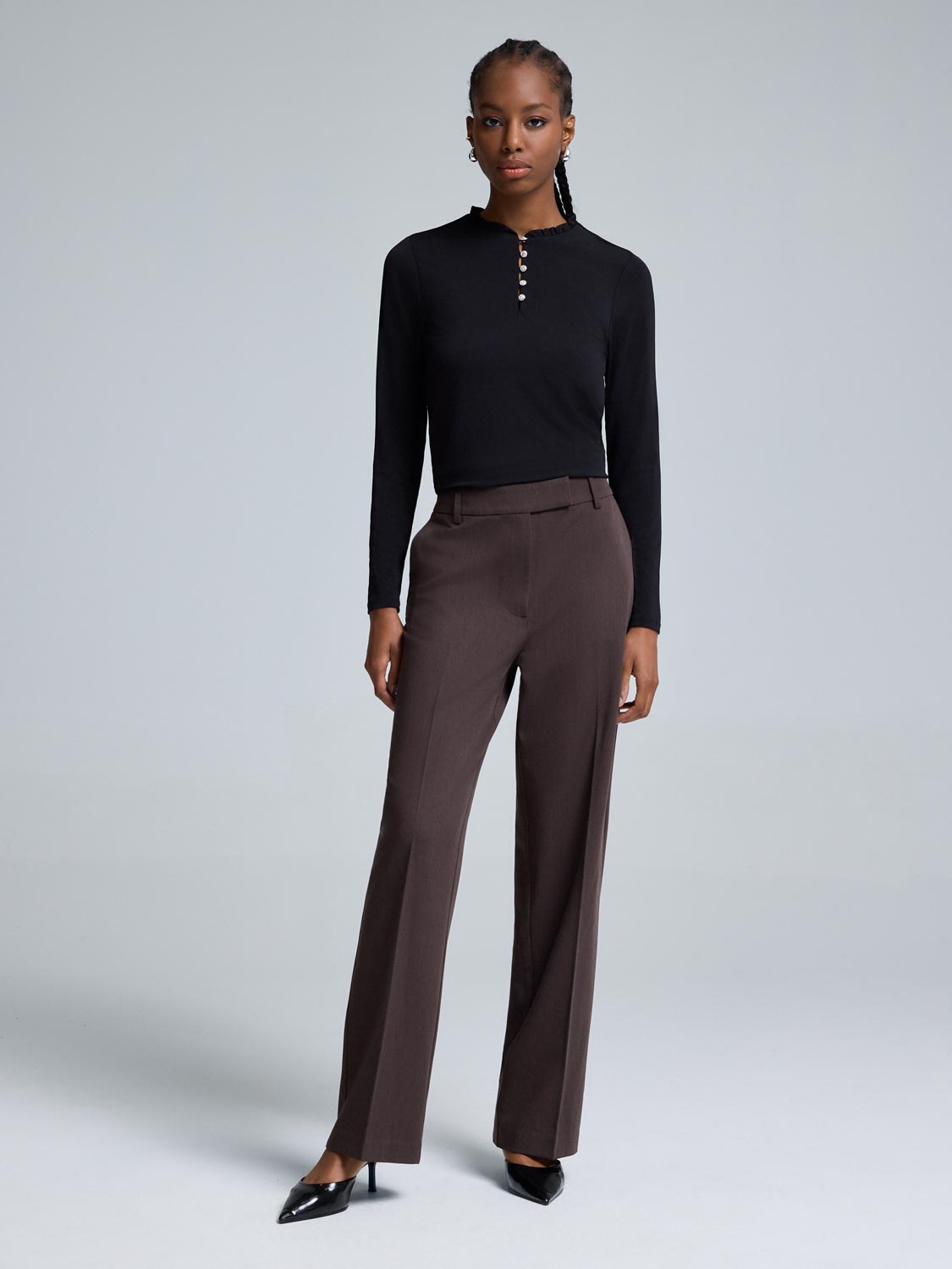 Straight Leg Pants