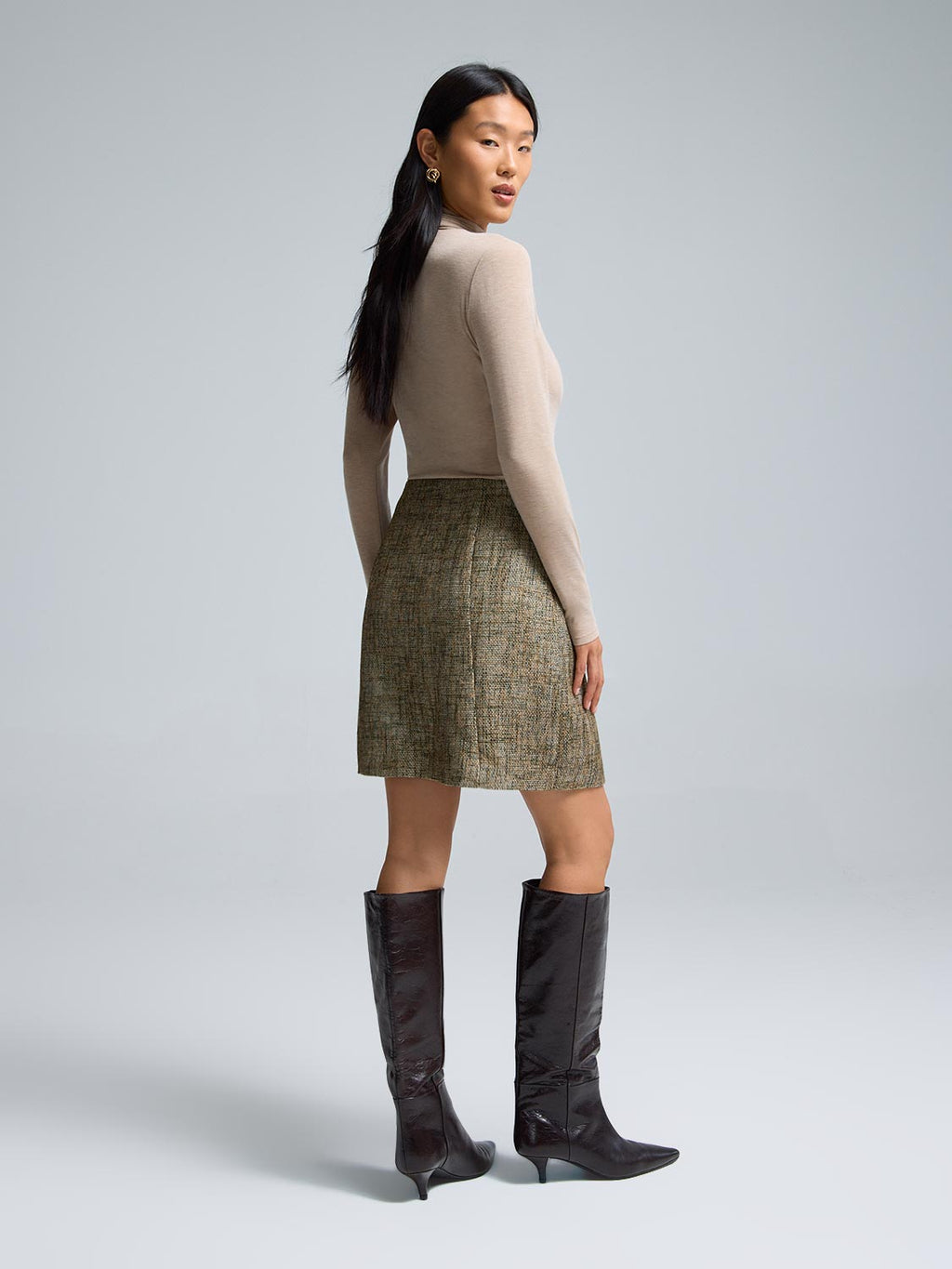 Tweed Mini Skirt