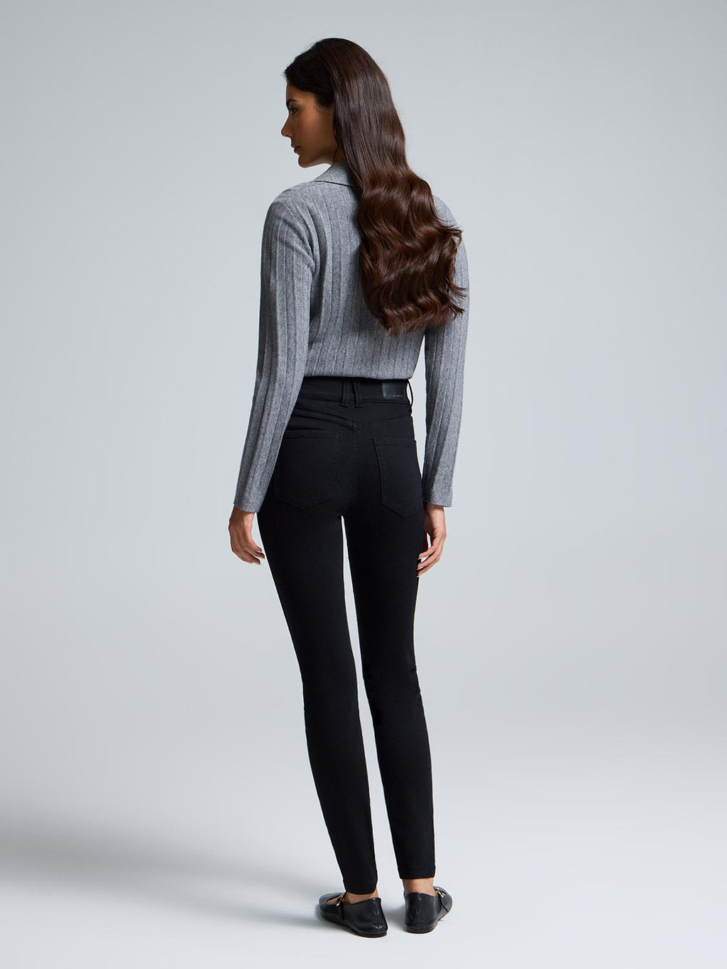 Cotton-Blend Skinny Leg Jeans