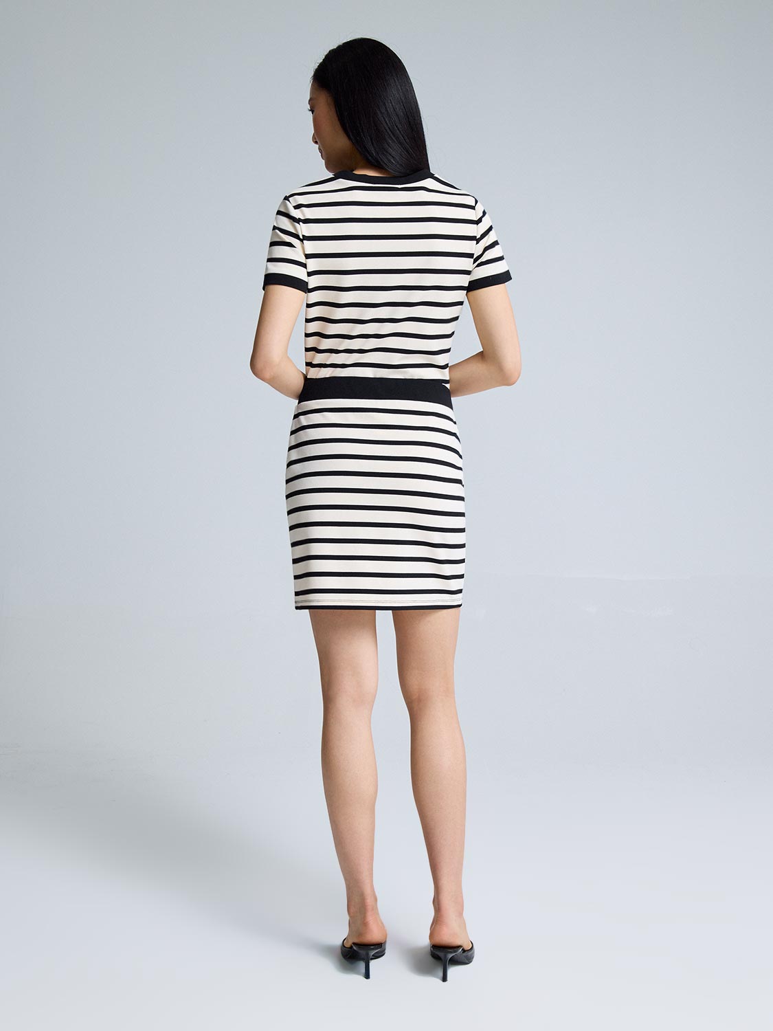 Striped Mini Skirt