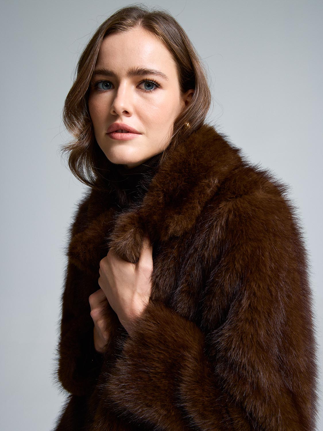 Short Faux Fur Jacket