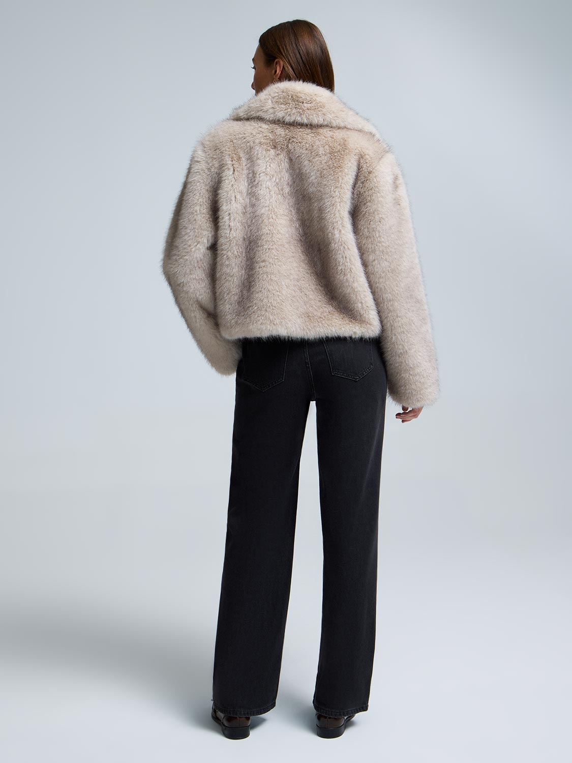 Short Faux Fur Jacket