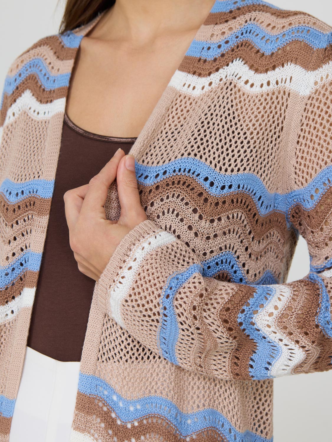 Long Crochet Cardigan