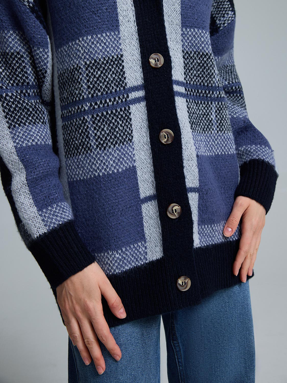 Plaid Duster Cardigan