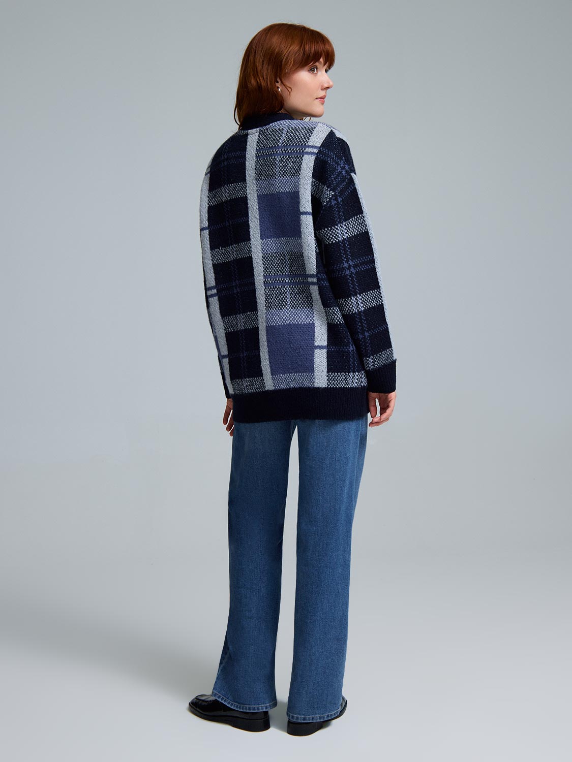 Plaid Duster Cardigan