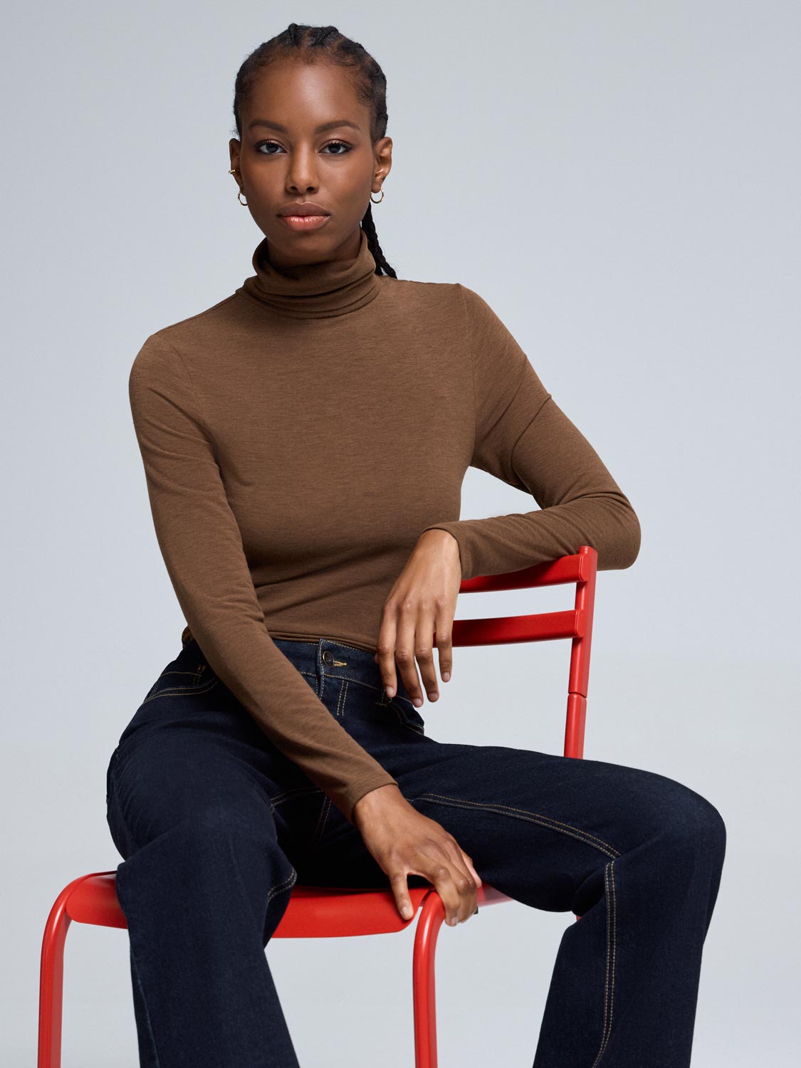 Soft Turtleneck Top