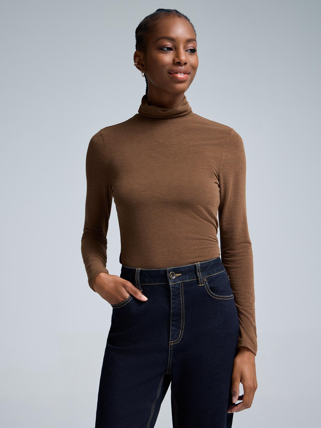 Soft Turtleneck Top