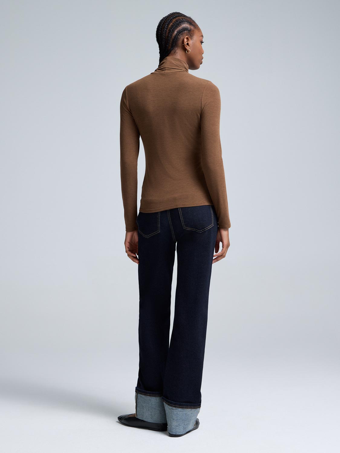 Soft Turtleneck Top