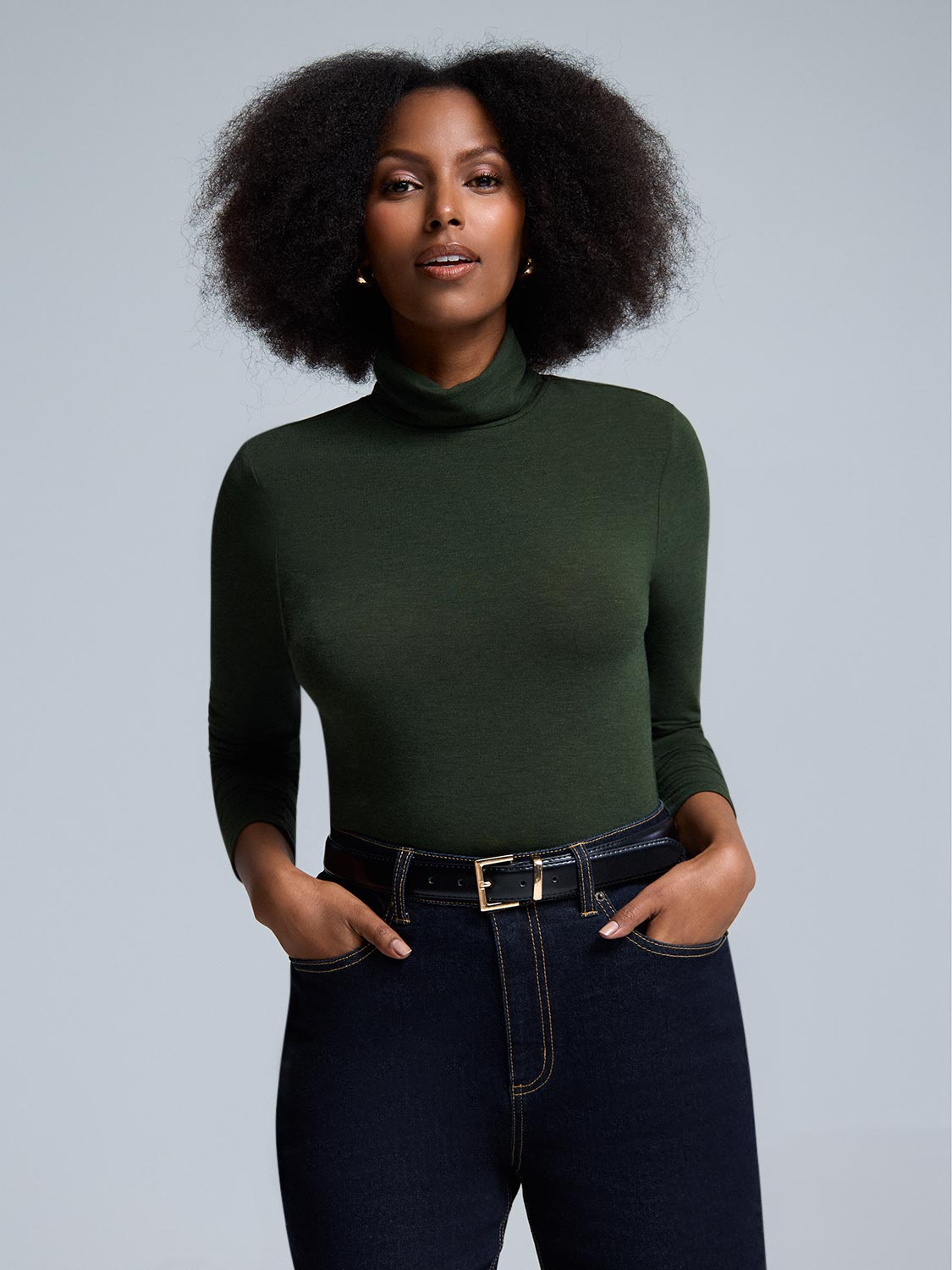 Soft Turtleneck Top