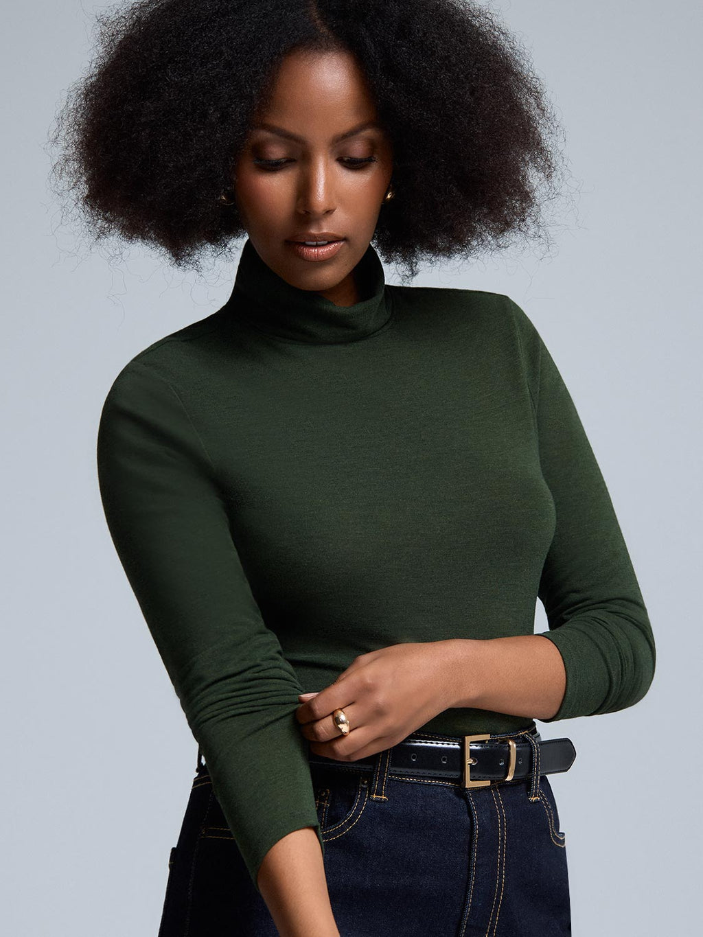 Soft Turtleneck Top
