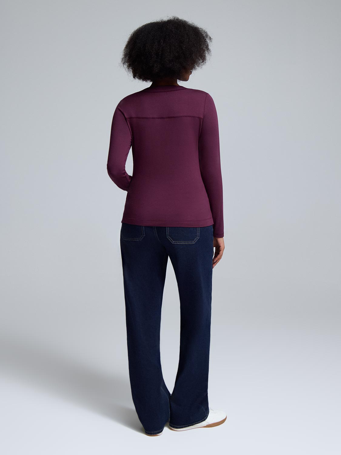 Jersey Henley Top