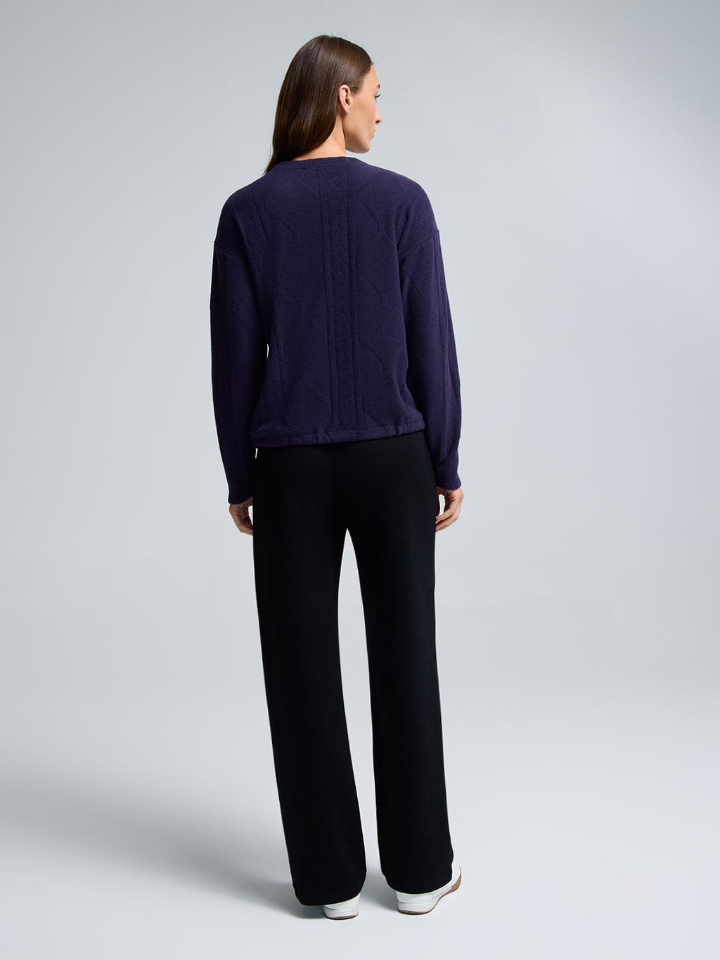 Cable Knit Jacquard Top