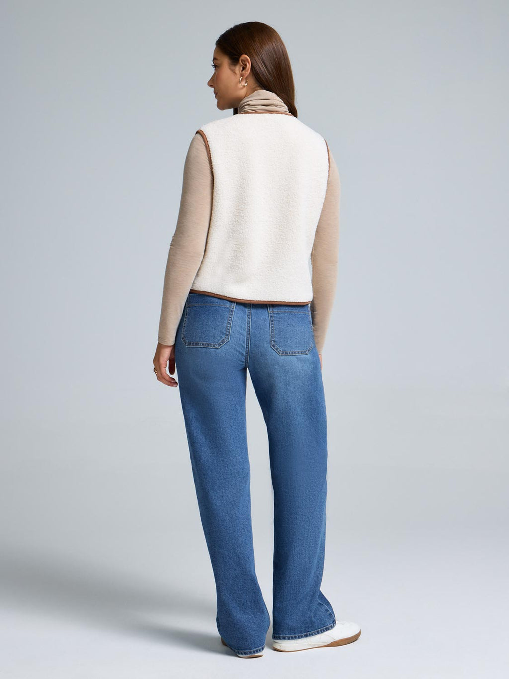 Sleeveless Sherpa Vest