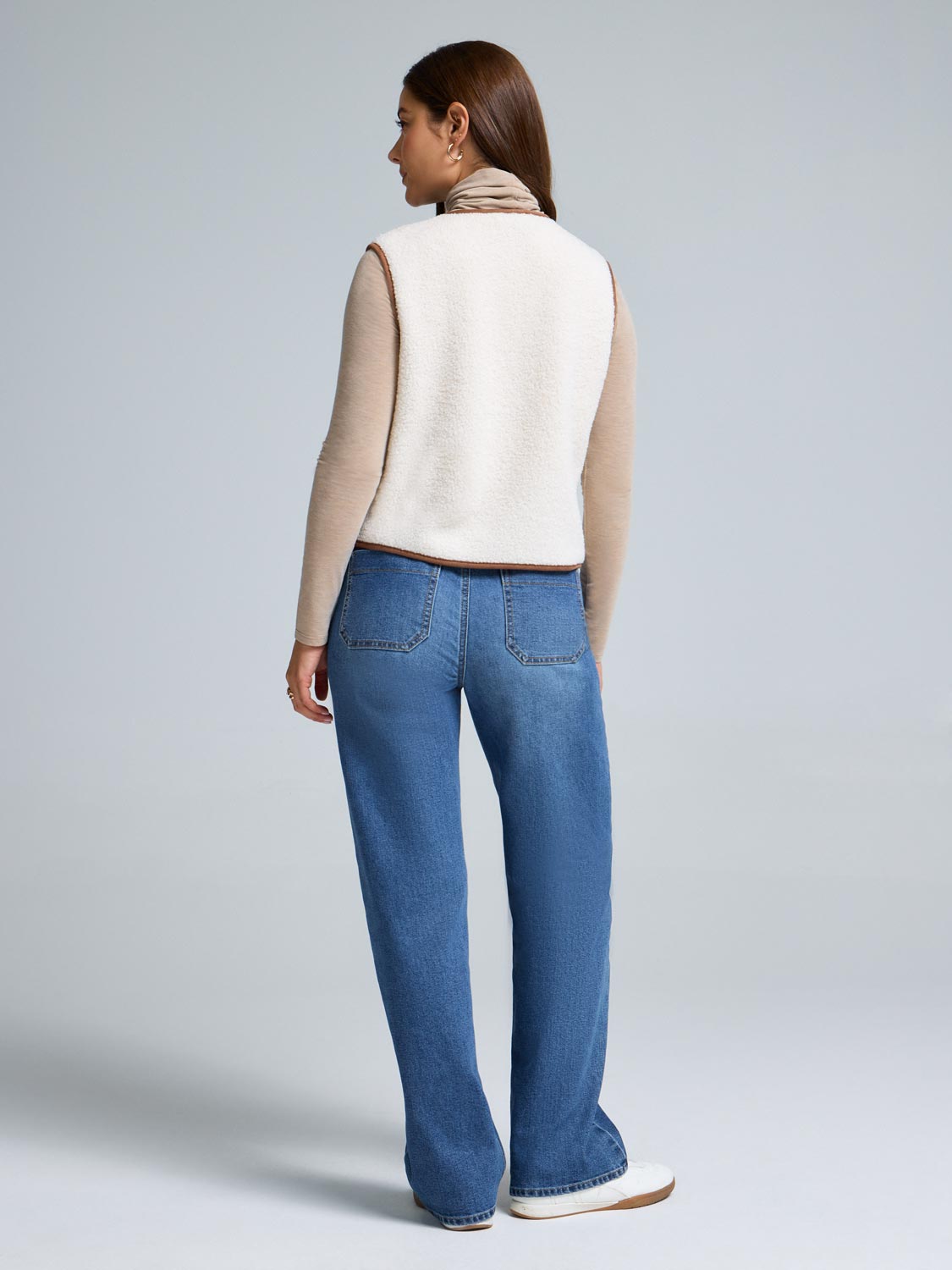 Sleeveless Sherpa Vest