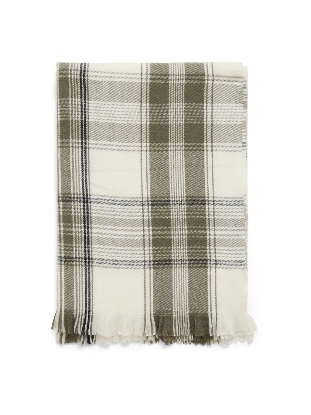 Brushed Grid Scarf