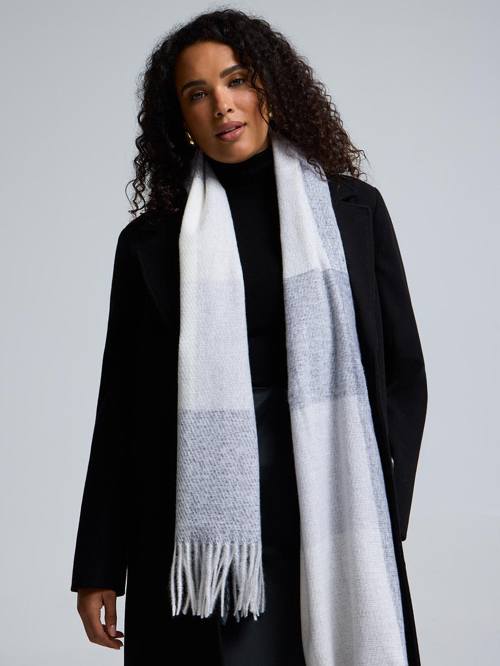 Soft Brushed Tartan Plaid Scarf