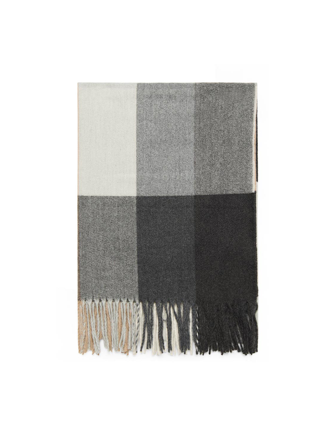 Plaid Print Scarf