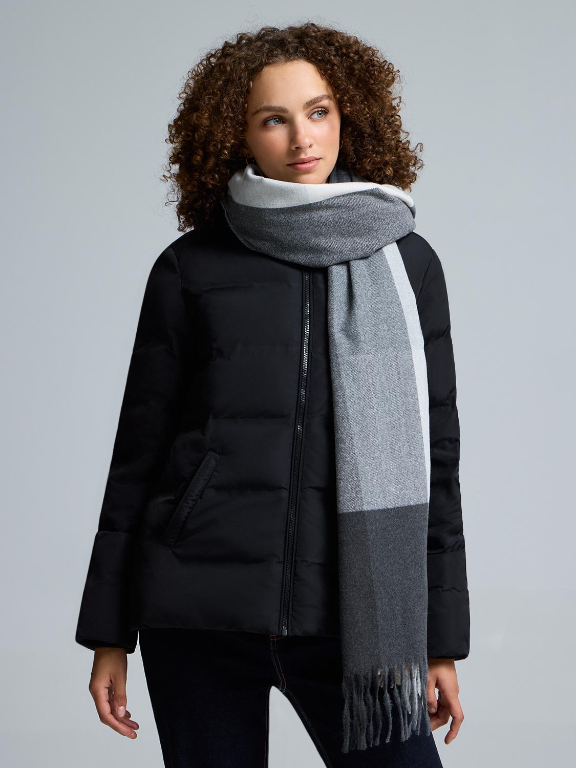 Plaid Print Scarf