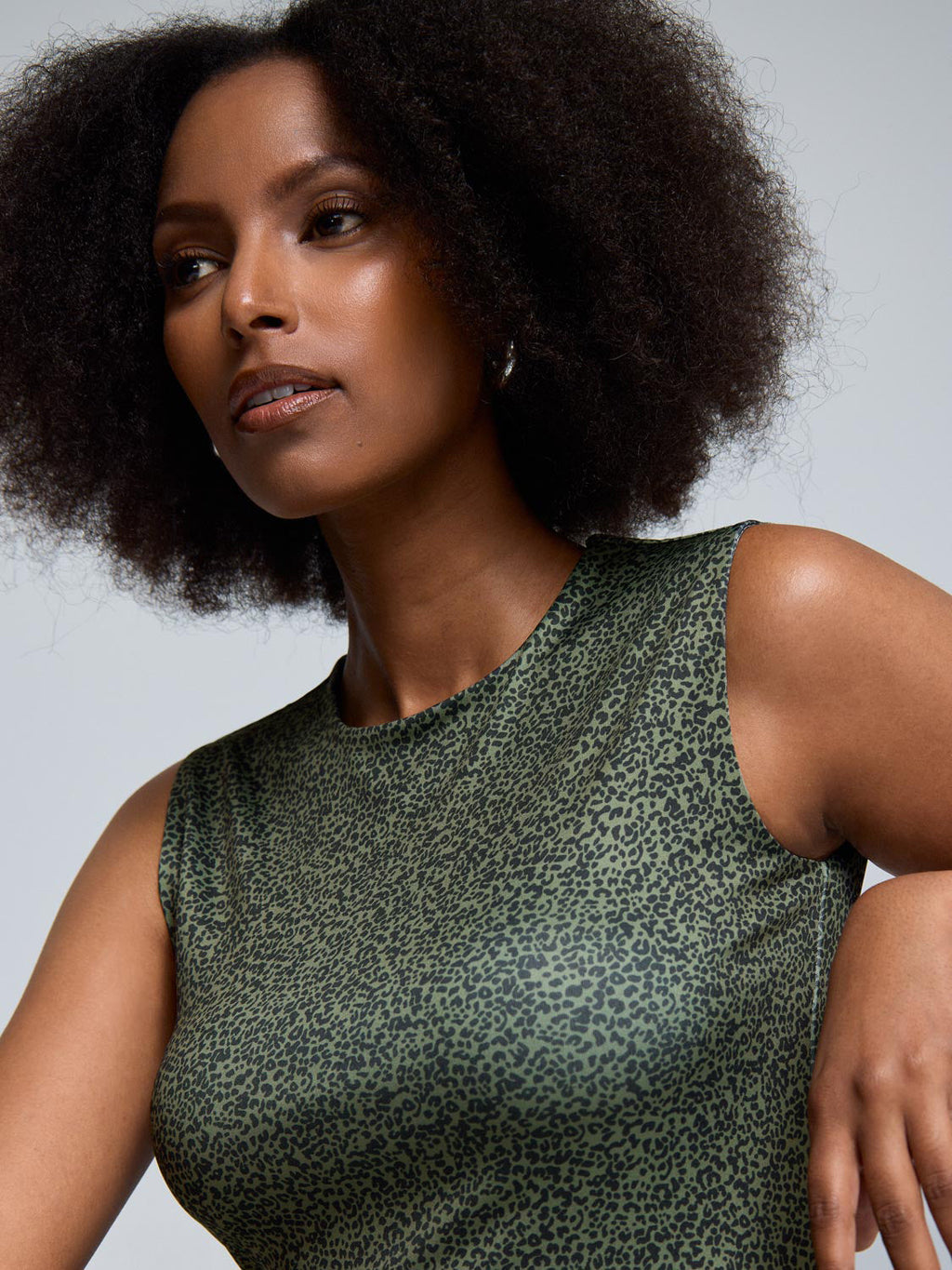 Double Layer Leopard Print Tank Top