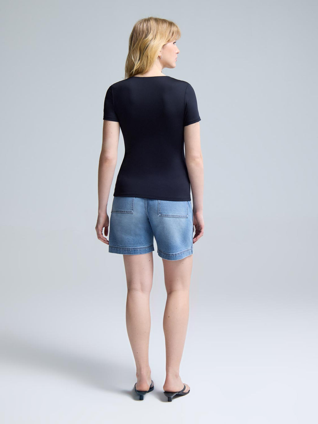 Double Layer V-Neck T-Shirt
