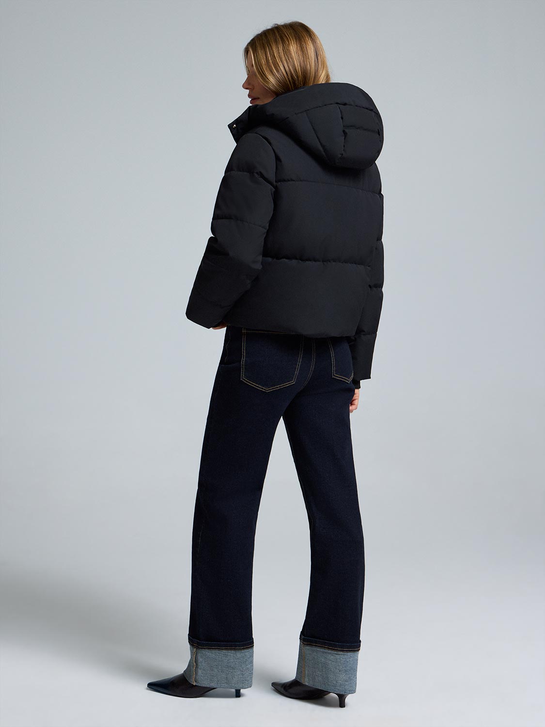 Short Utility Puffer Jacket