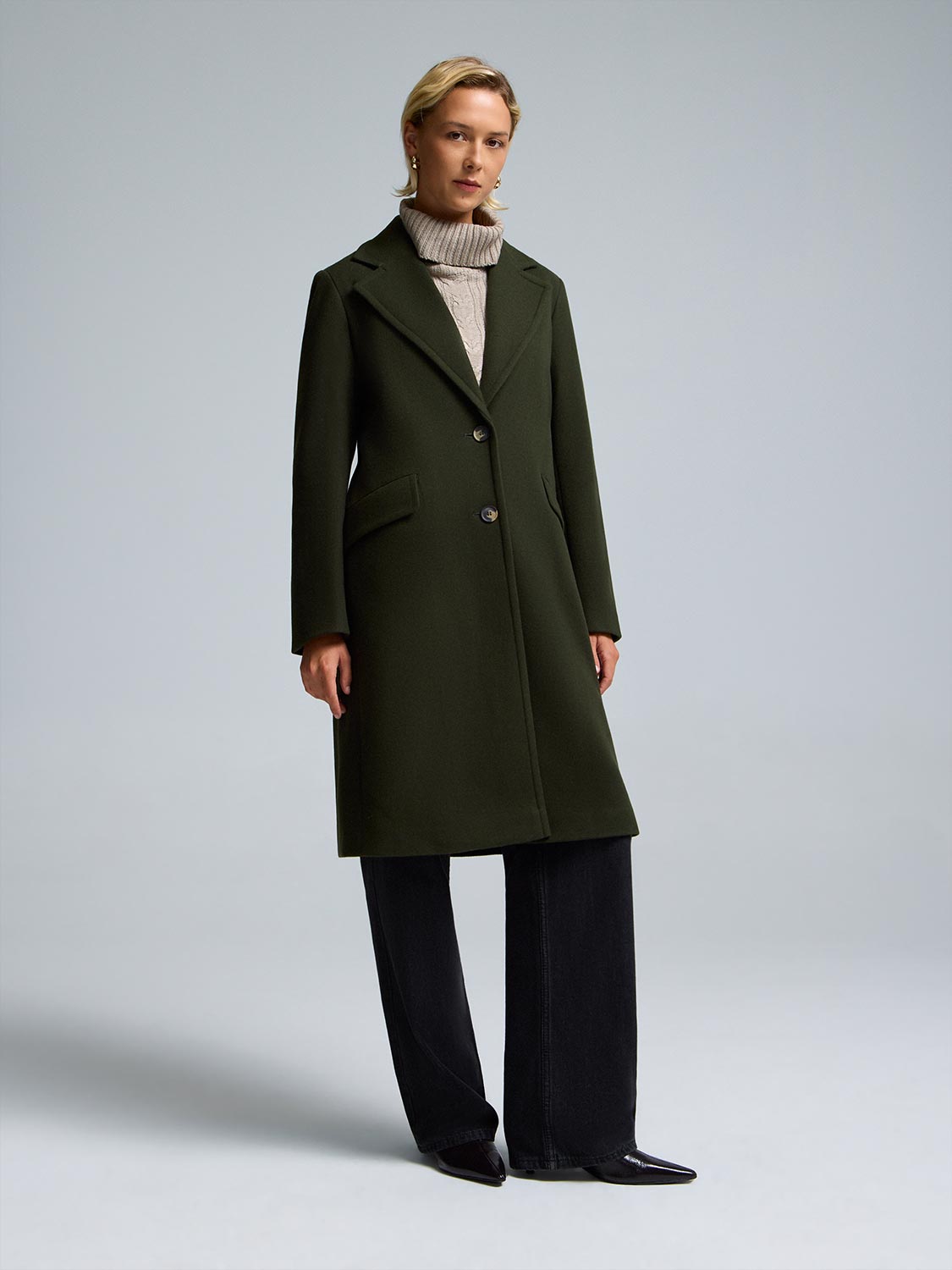 Single-Breasted Car Coat