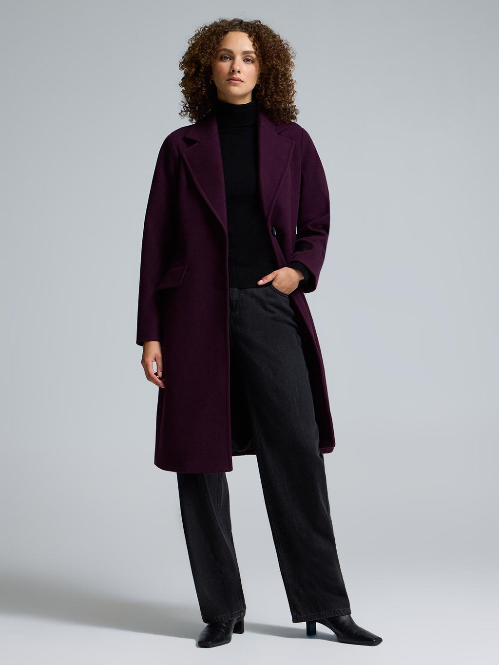 Single-Breasted Car Coat
