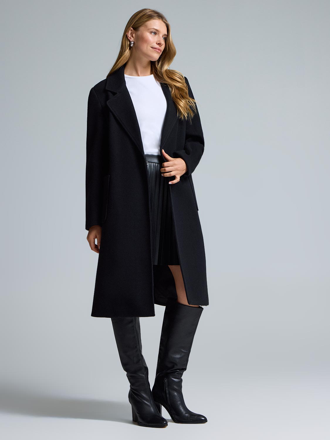 Belted Wrap Coat