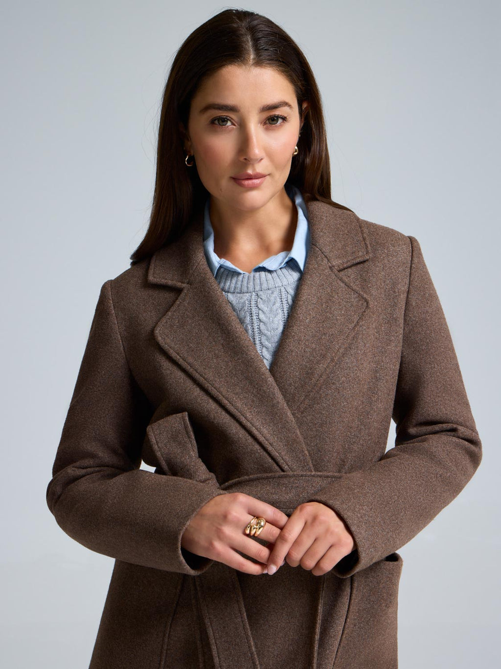 Belted Wrap Coat