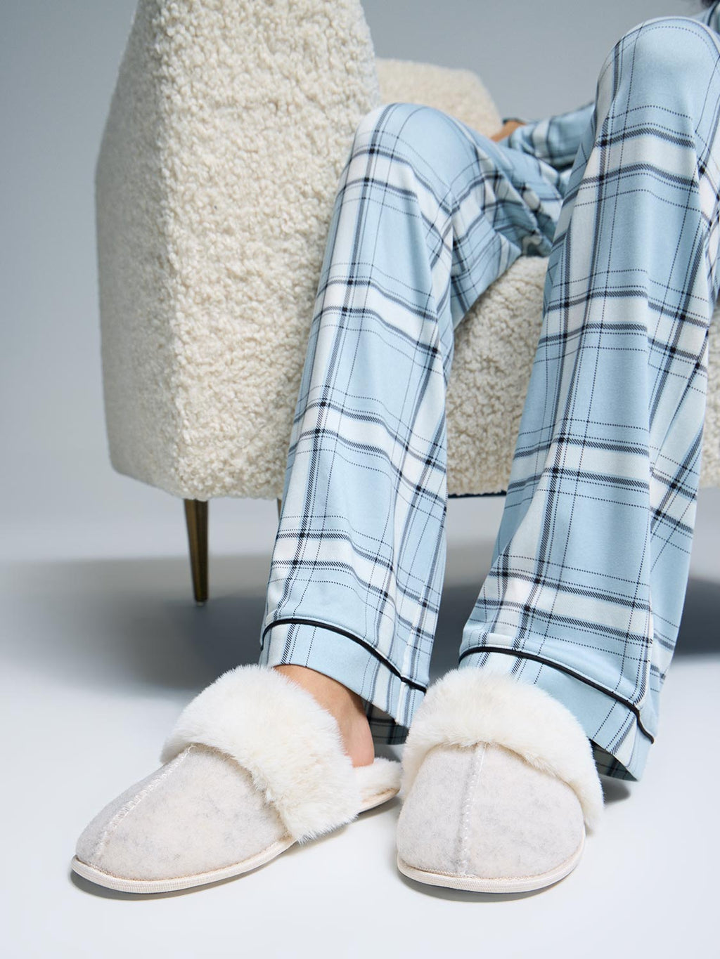 Faux Wool Slippers