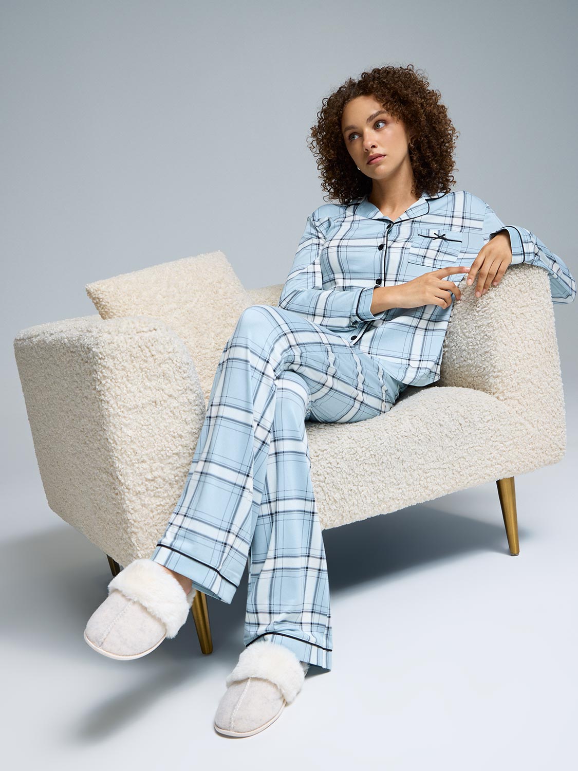 Faux Wool Slippers